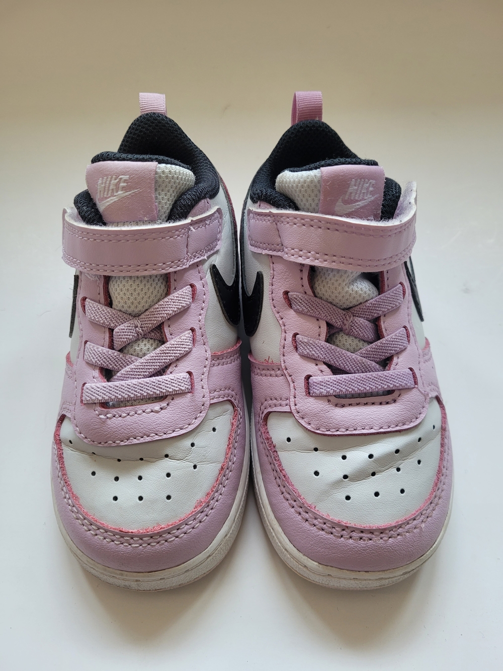 Nike Jordans Kids Pink, White and Black Low-Top Sneakers - Picture 4 of 7